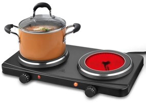 Plită electrică cu două arzătoare, 220 - 230 V