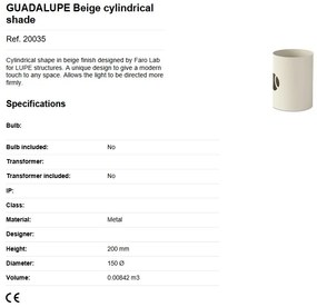 Aplica moderna orientabila design ambiental GUADALUPE bej