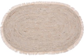 Covor de living oval, frunze de porumb, 80 x 50 cm