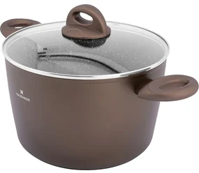 Valdinox Aurum Cratiță cu suprafață antiaderentă cu capac, 24 cm, 6 l