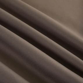 Lenjerie de pat din microfibra LACELLE maro inchis Dimensiune lenjerie de pat: 70 x 80 cm | 140 x 200 cm