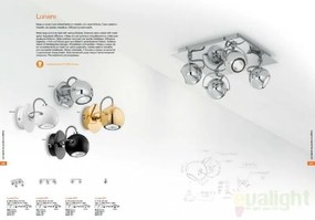 Aplica de perete,Plafonier reglabil LUNARE AP1 Alb 077888