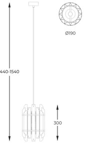 Pendul, Lustra suspendata design deosebit ALEXANDRIA