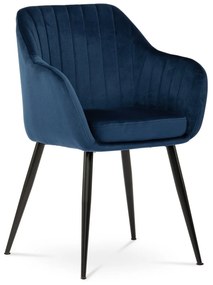 Set de scaune de sufragerie PIKA BLUE4, 2 buc
