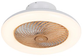Ventilator de plafon din lemn cu LED inclus cu telecomandă - Clima