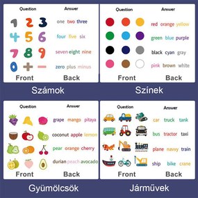 Jucărie magnetică pentru învățarea limbii engleze