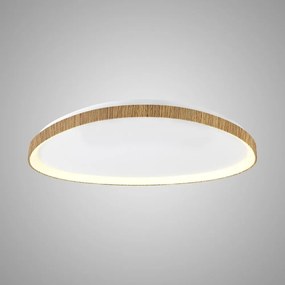 Plafoniera LED cu telecomanda NISEKO II Triangular Wood 50W