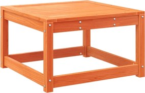 vidaXL Taburet de grădină, maro ceruit, lemn masiv de pin