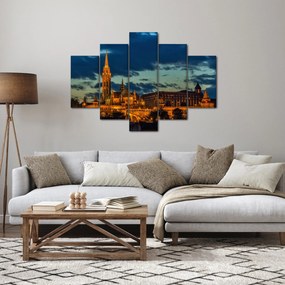Tablou cu construcție iluminată (150x105 cm)
