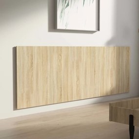 Tablie de pat,perete,stejar Sonoma,240x1,5x80 cm,lemn prelucrat 1, Maro