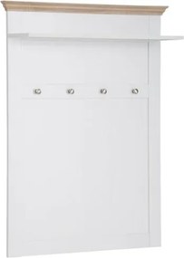 Cuier de perete cu model de stejar Støraa Bruce, alb