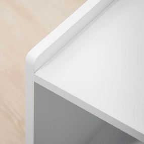 PawHut Dulap pentru pisici cu 2 rafturi Design 2 în 1, Ușă magnetică Alb | Aosom Romania