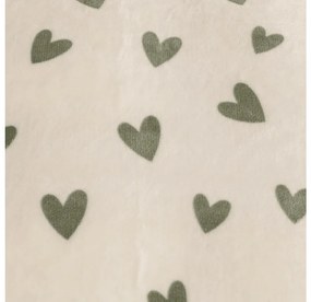 Lenjerie cocolino HEARTINO crem Dimensiune lenjerie de pat: 2 buc 70 x 90 cm | 200 x 220 cm