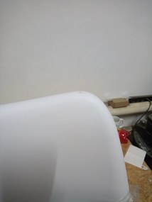 OFERTA Scaun alb BALI MARK cu picioare din fag calitatea a II-a