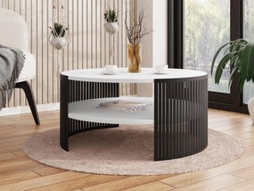 Măsuță de cafea Zentono (Negru + Alb arctic) . 1103778