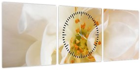 Tablou - Floare (cu ceas) (90x30 cm)