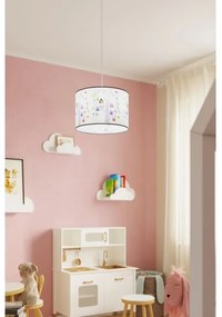 Lustră pe cablu pentru copii Sollux SL.1423 OWLS 1xE27/15W/230V d. 40 cm