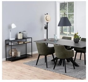 Masă tip consolă Actona Seaford, negru