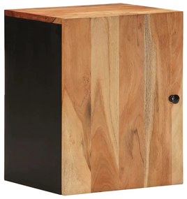351991 vidaXL Dulap de perete de baie, 38x33x48 cm, lemn masiv de acacia