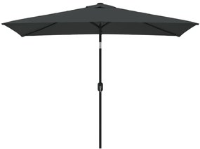 Umbrela de soare exterior, stalp metal, antracit, 300 x 200 cm Antracit