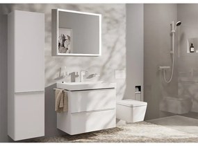 Set coloana de dus, Hansgrohe, Pulsify Select S 105, cu para, furtun si bara, 3 jeturi, alb mat