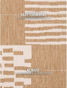 Covor pentru exterior și interior crem/în culoare naturală 200x300 cm Haringey Acacia – Ted Baker