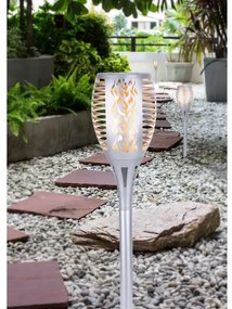 Corp de iluminat LED solar Globo 33077S SOLAR LED/3,6W/3V 1800K IP44 crom