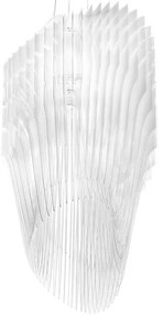 Lustra design Art Deco realizata manual Avia L White Fade