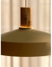 Lustră pe cablu Nordlux ELVAS 1xE27/60W/230V d. 37,5 cm bej