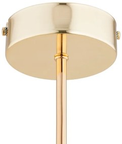 Lustră pe tijă FOTON 4xE14/40W/230V aurie/albă
