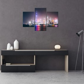 Tabloul Shangai nocturn (90x60 cm)