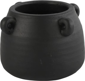 Jardiniera din beton neagra CELTIC Marime: S