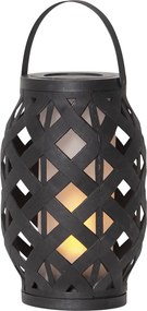 Felinar Star Trading Flame Lantern, înălțime 23 cm, negru