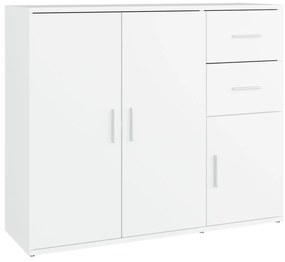 Servanta, alb, 91x29,5x75 cm, lemn prelucrat