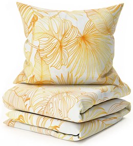 Lenjerie de pat din microfibra PALMERA crem Dimensiune lenjerie de pat: 70 x 80 cm | 140 x 200 cm