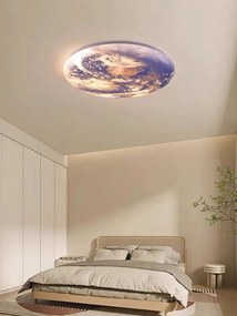Lustra LED Plafoniera, Elit's, Pamant, 48W lumina calda ,rece si neutra