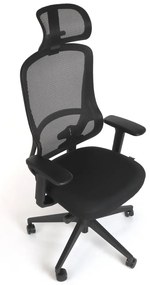 Scaun de birou Fiero, negru