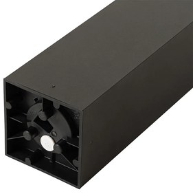 Lampă de exterior pe picior neagră cu sticlă fumurie 80 cm IP44 - Charlois