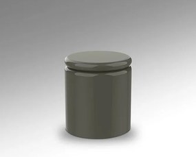 Masuta laterala rotunda din MDF Nola verde