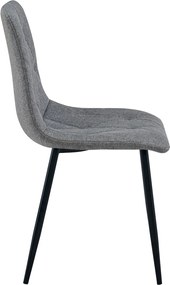 OFERTA Scaun de masa gri LIBRA cu picioare negre clasa a II-a