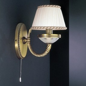 Aplica de perete din alama 1 brat design italian 4660