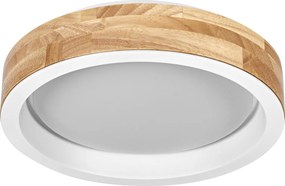 Osram -LED Plafonieră dimabilă MARIANO LED/16W/230V diam. 31 cm stejar/alb