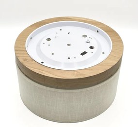 Plafonieră Brilagi BELLADONNA 1xE27/15W/230V d. 30 cm crem/stejar