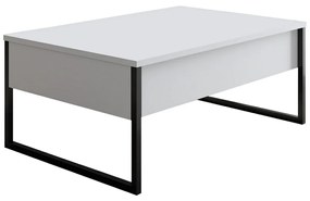 Măsuță de conferință Luxe White and Black