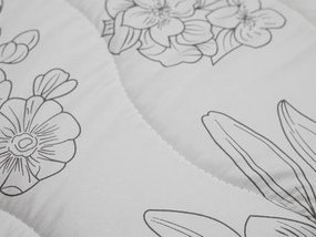 Set SELORA cu plapuma matlasata pentru tot anul 140x200 cm si perna nematlasata 70x90 cm, alb