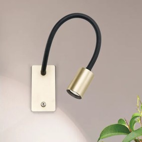 Veioză LED flexibilă de perete Orion WA 2-1342 KURT LED/5W/230V auriu