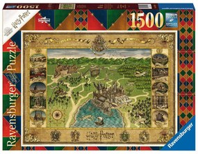 PUZZLE HARTA HOGWARTS, 1500 PIESE - RAVENSBURGER (RVSPA16599)