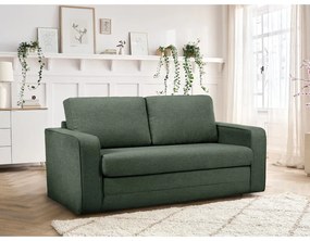 Canapea verde extensibilă 160 cm Come – Bobochic Paris
