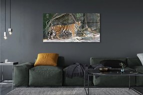 Tablouri acrilice tigru junglă