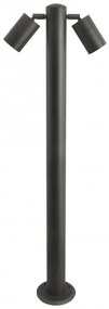Stalp de exterior cu spoturi directionabile IP44 ROLF 2 90cm gri